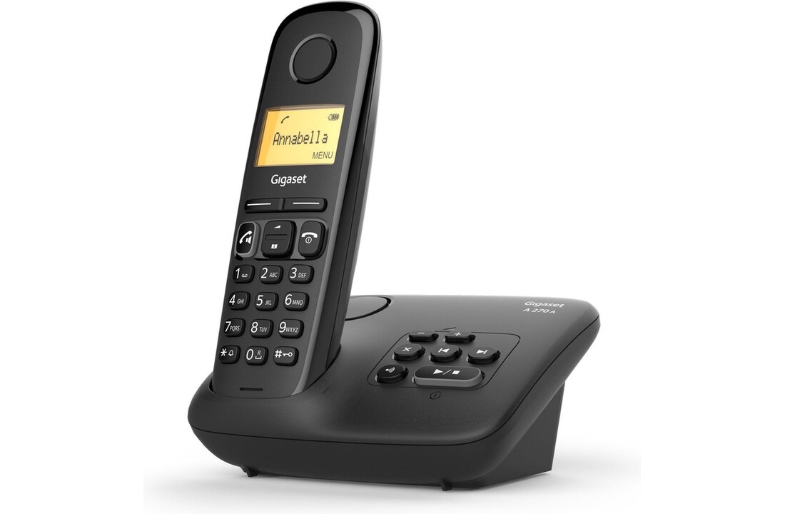 Gigaset A270A Quattro Zwart - Senioren telefoon