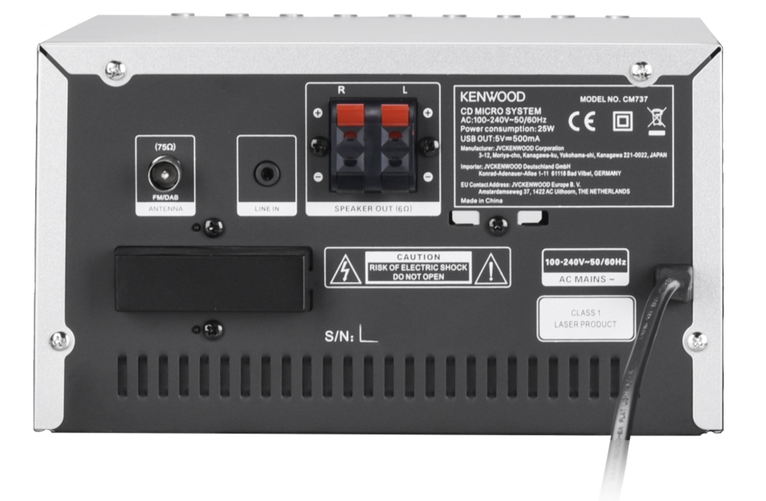 Kenwood M-7000S Zilver - Stereo set