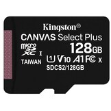 Kingston Canvas Select Plus 128GB microSDXC met SD-adapter - Micro SD kaart