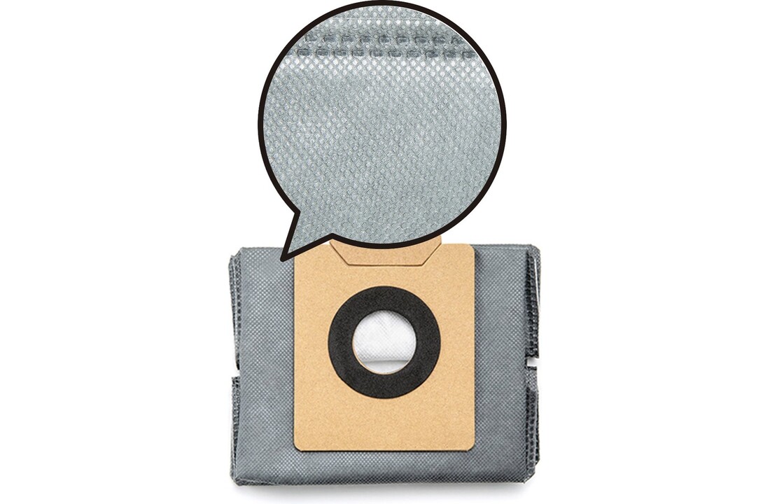 Eufy antibacteriële en geurverdrijvende stofzak voor X8 Pro-serie + X10 (6 stuks) - Stofzuigerzakken