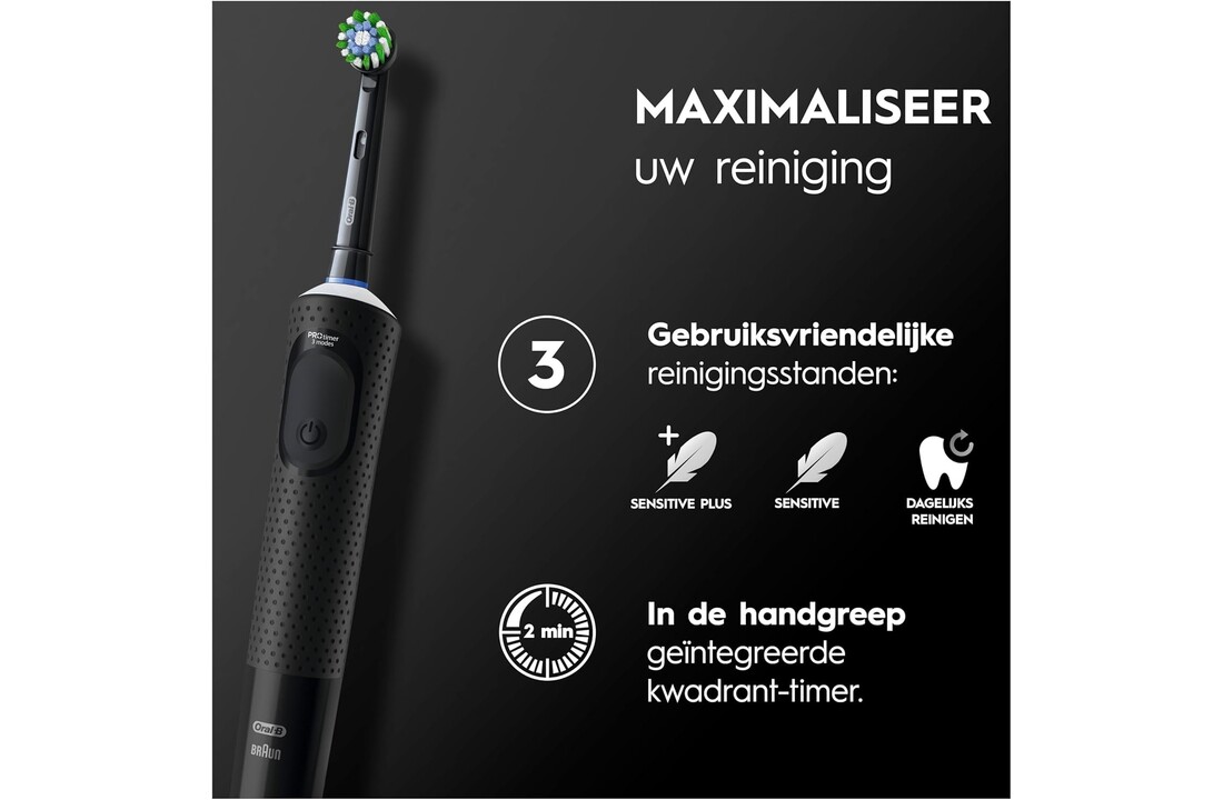 Oral-B Vitality Pro Black - Elektrische tandenborstel