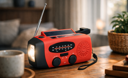 Goed voorbereid als de stroom uitvalt: de noodradio