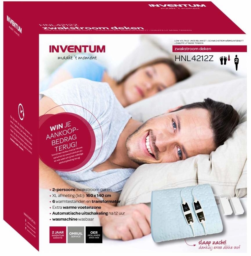 Inventum HNL4212Z - Elektrische deken