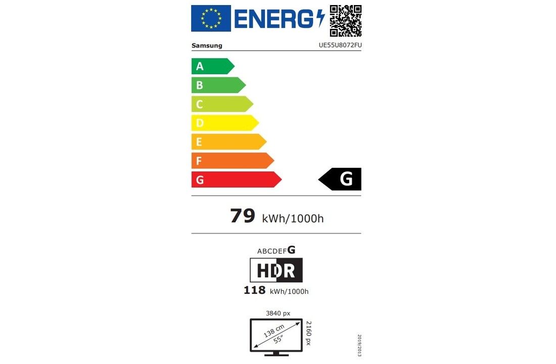Samsung 4K Crystal UHD 55U8072F (2025) - LED TV