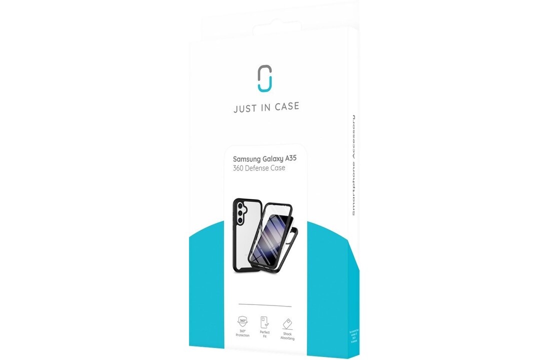 Just in Case 360 Defense Case voor Samsung Galaxy A35 - Telefoonhoesje
