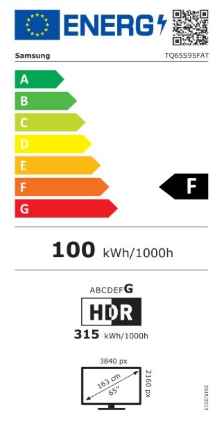 Samsung OLED 4K 65S95F (2025) - OLED TV.