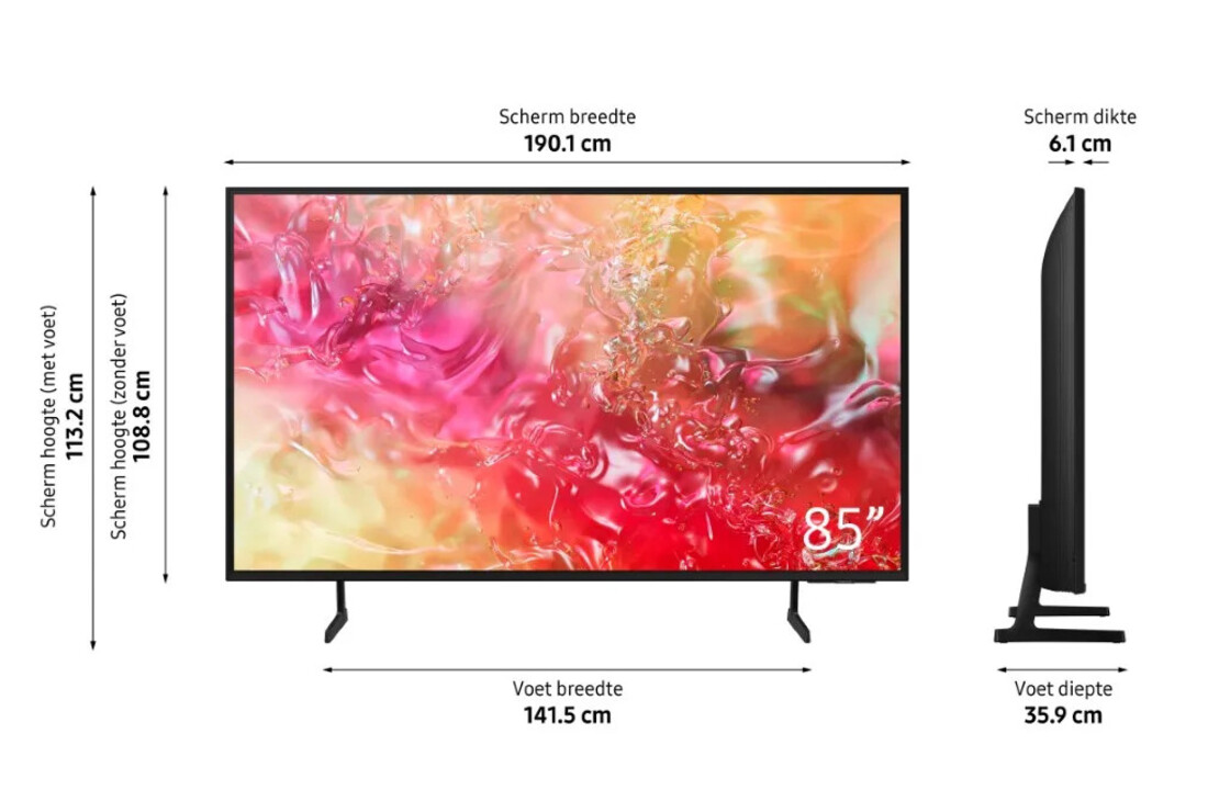 Samsung Crystal UHD 55DU7190 (2024) - LED TV