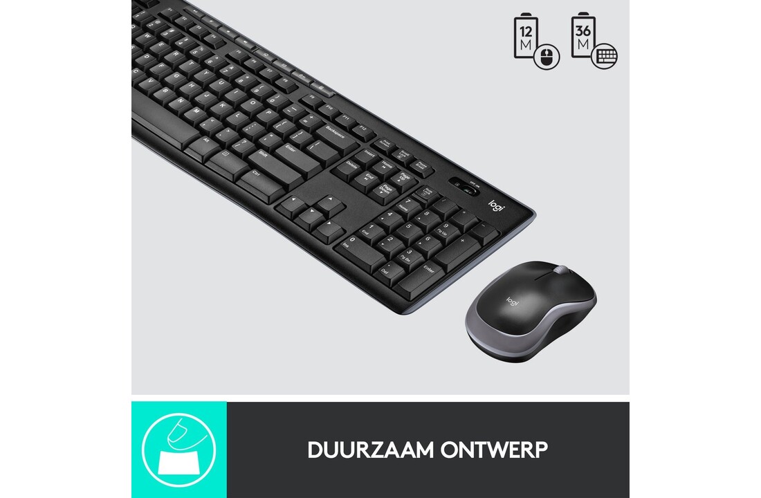 Logitech MK270 (BM) - Toetsenbord + muis set