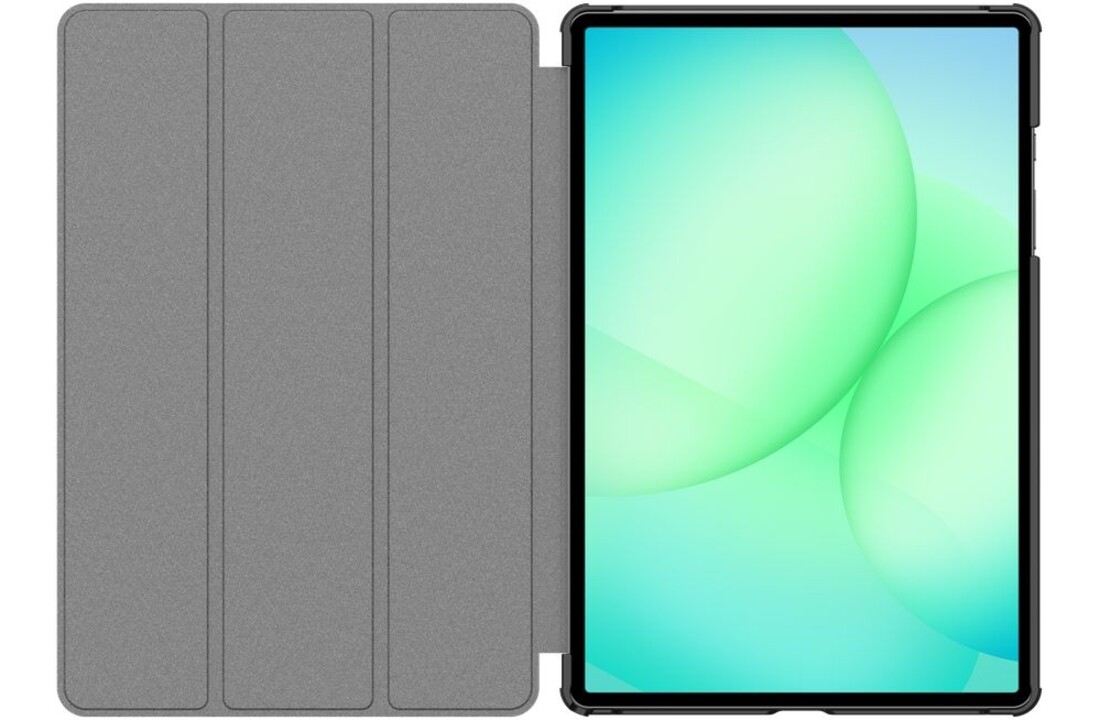 Just in Case Smart Tri-Fold Case - Samsung Galaxy Tab A11+ - Zwart