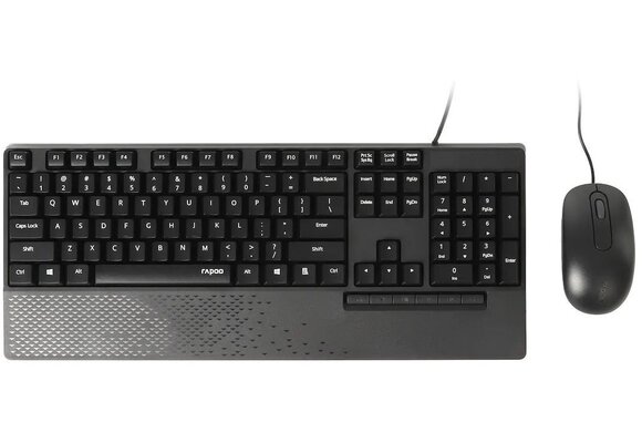 Rapoo Wired Combo NX2000 - Toetsenbord + muis set
