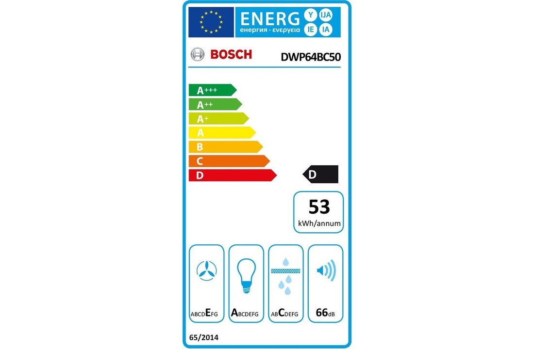 Bosch DWP64BC50 - Wandschouw afzuigkap