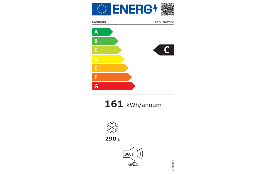 Siemens GS51NAWCV - Vrieskast