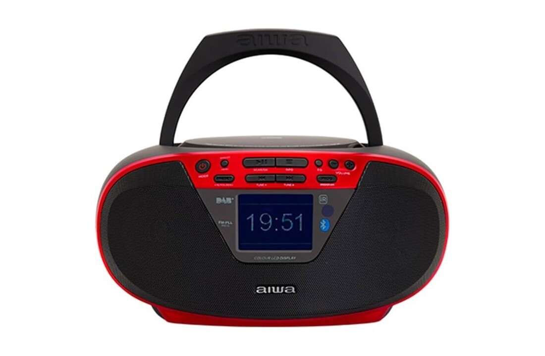 Aiwa BBTU-500DAB Rood - Radio