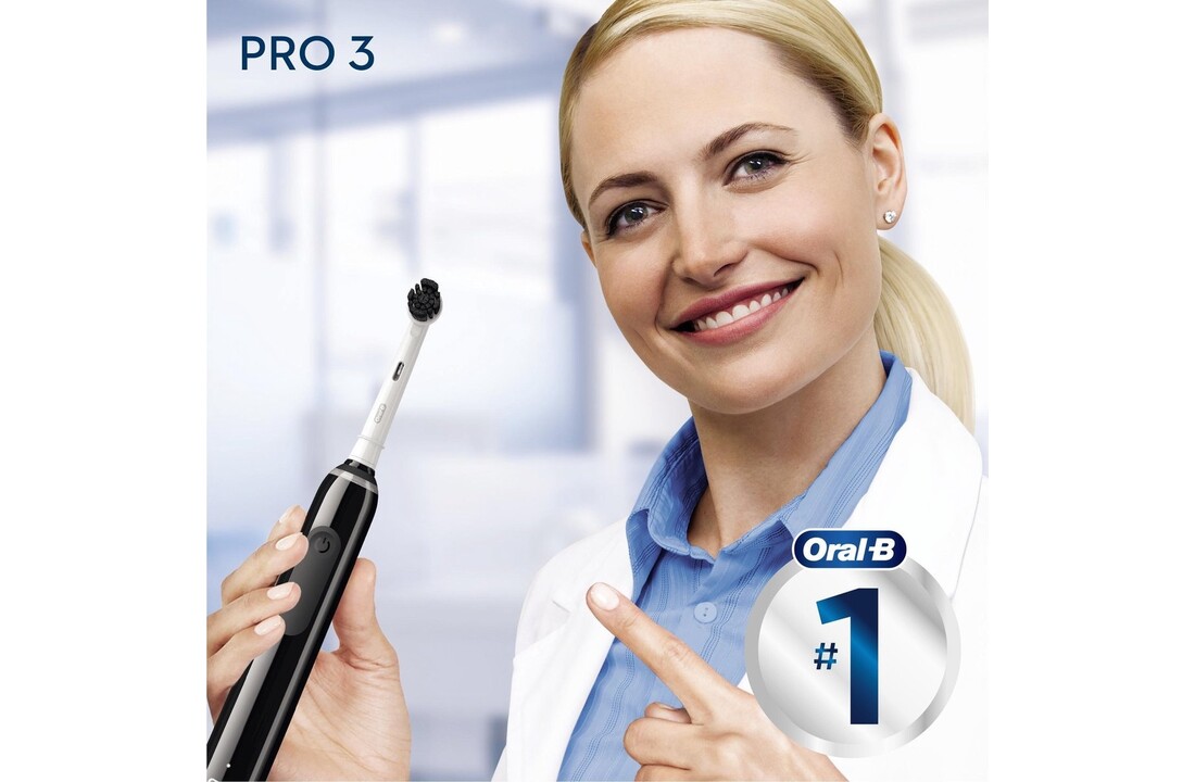 Oral-B Pro 3 3000 Pure Clean Zwart - Elektrische tandenborstel