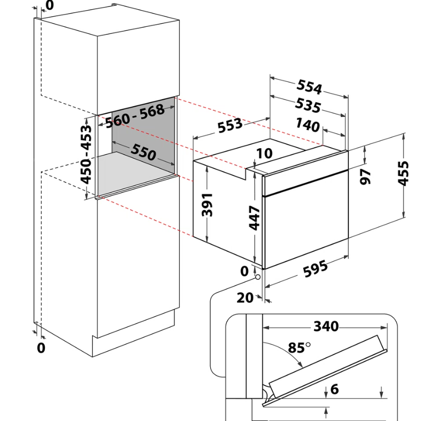 Whirlpool AMW 9605/NB - Inbouw magnetron