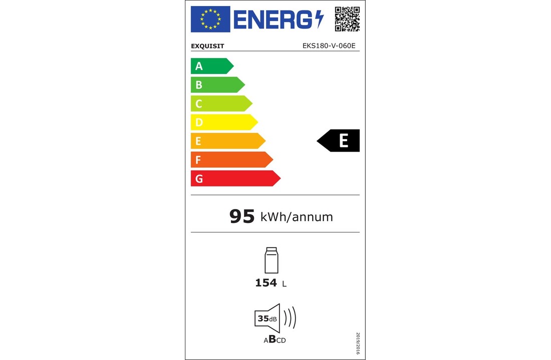 Exquisit EKS180-V-060E - Inbouw koelkast