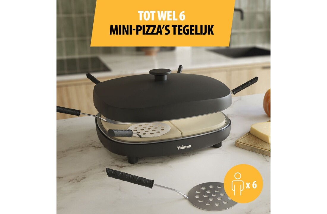 Tristar PZ-9176 Pizza Family 6 - Pizzarette