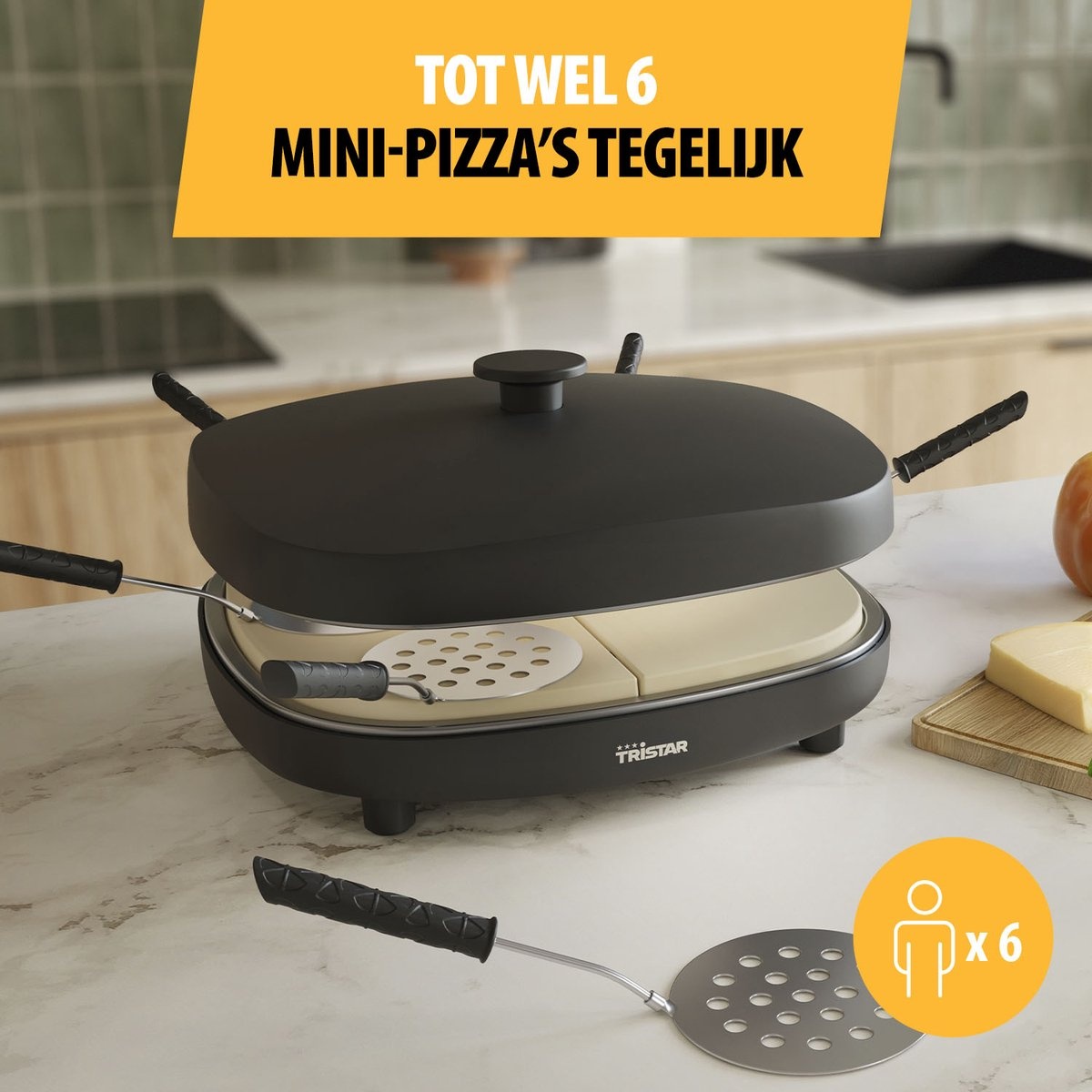 Tristar PZ-9176 Pizza Family 6 - Pizzarette