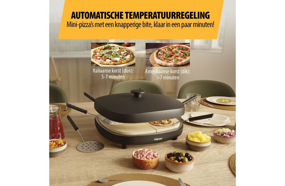 Tristar PZ-9176 Pizza Family 6 - Pizzarette