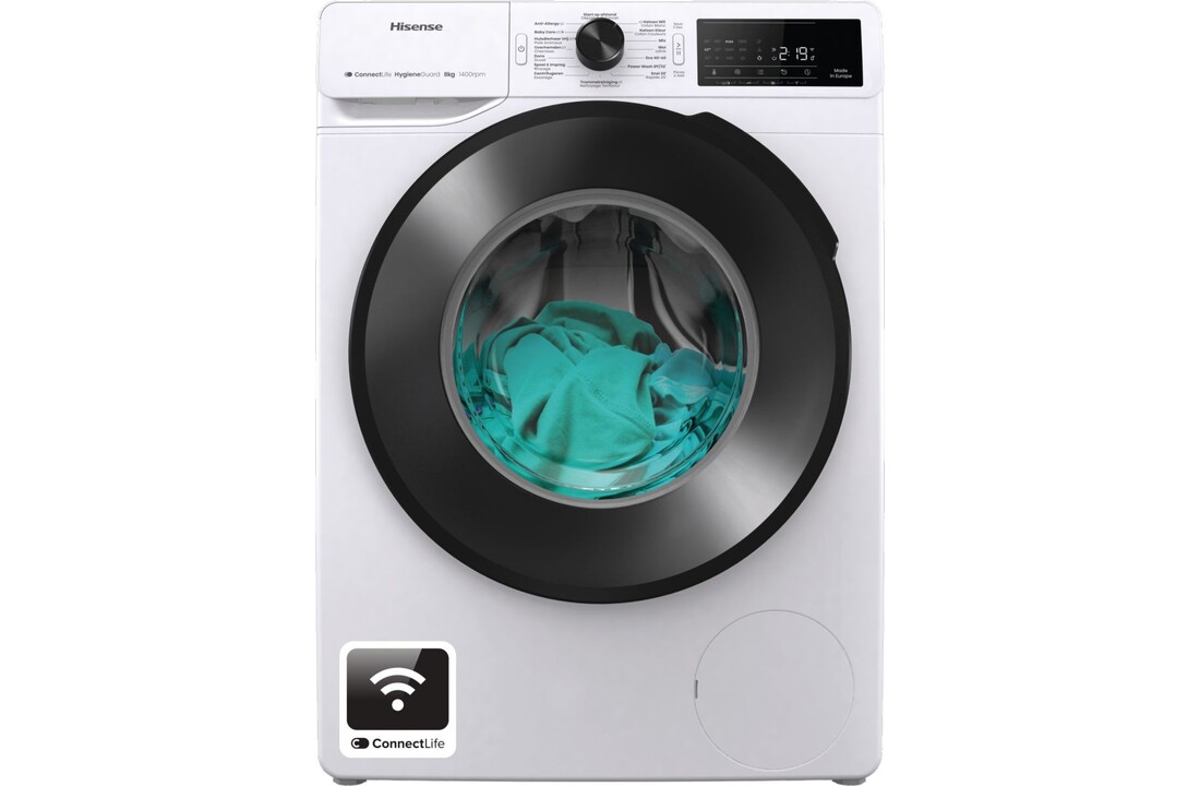 Hisense WF3V843BW/BLX - Wasmachine