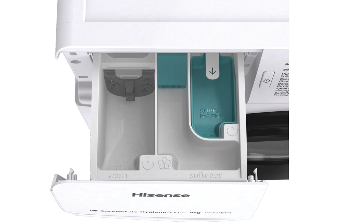 Hisense WF3V843BW/BLX - Wasmachine