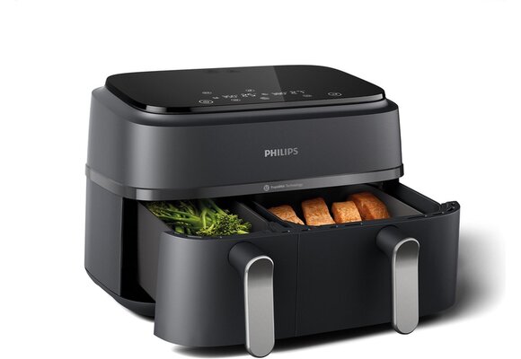 Philips Airfryer 3000 Series Dual Basket NA352/00 - Hetelucht friteuse