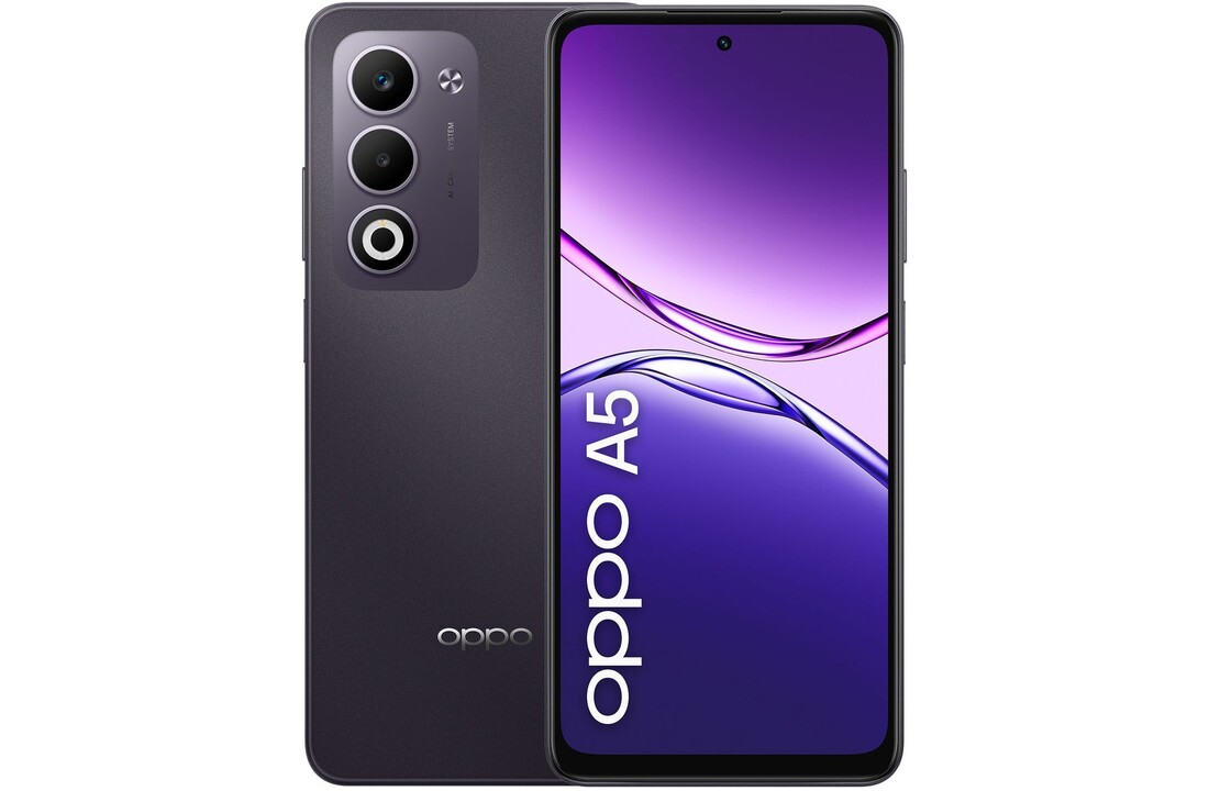 OPPO A5 5G 128GB 5G Midnight Purple - Mobiele telefoon