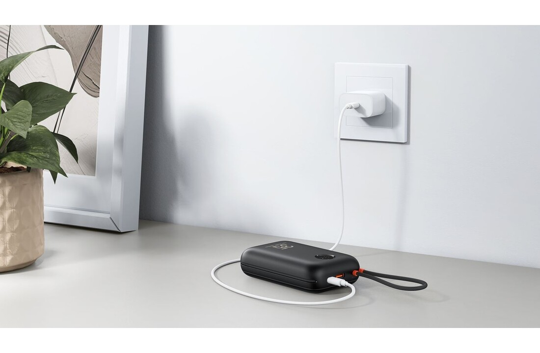 Veger K1 W1188 10.000 mAh Powerbank Zwart - Powerbank