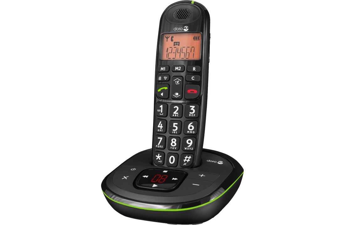 Doro PhoneEasy 105wr Zwart - Dect telefoon