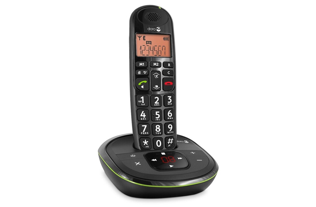Doro PhoneEasy 105wr Zwart - Dect telefoon