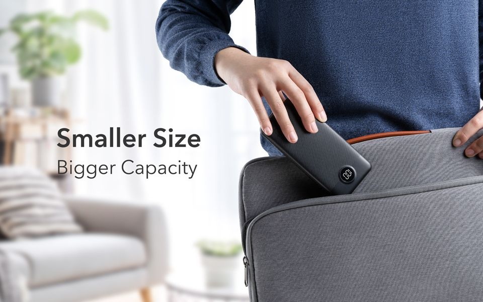 Veger L10S W1105PDB 10.000 mAh Powerbank Zwart - Powerbank