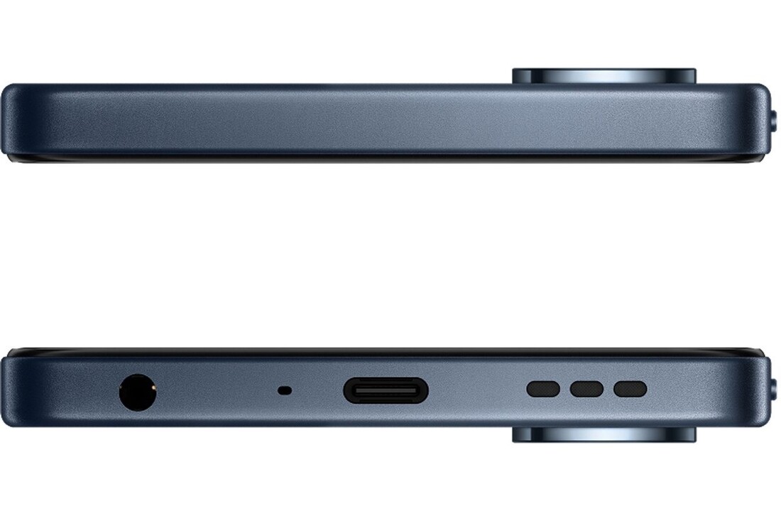 OPPO A5x 128 GB Zwart/Blauw - Mobiele telefoon