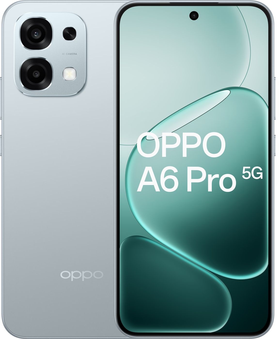 OPPO A6 Pro 256GB 5G Titanium / zilver - Mobiele telefoon