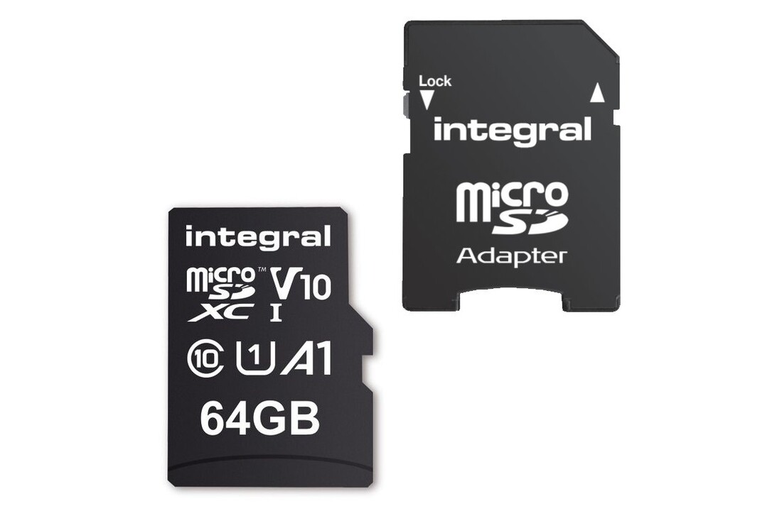 Integral 64 GB Micro SDXC (V10) - Geheugenkaart