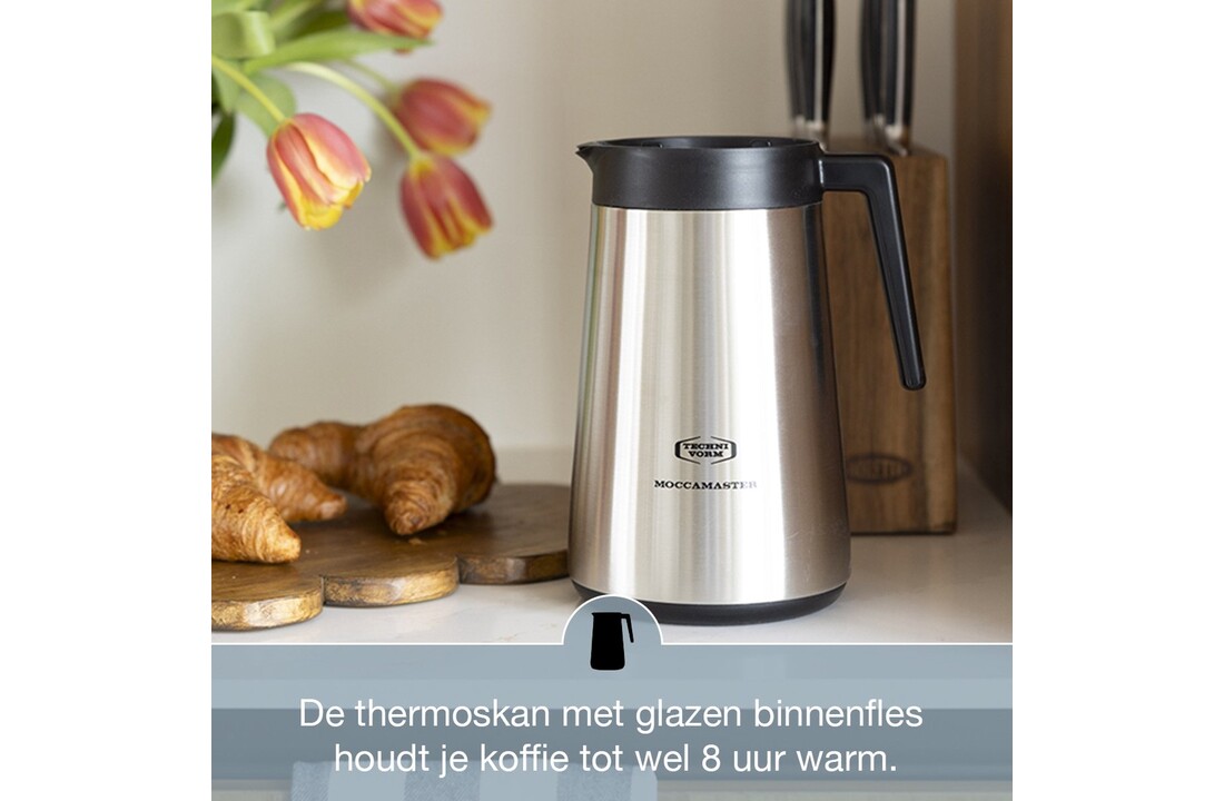 Moccamaster KBGT Polished Silver - Koffiezetapparaat