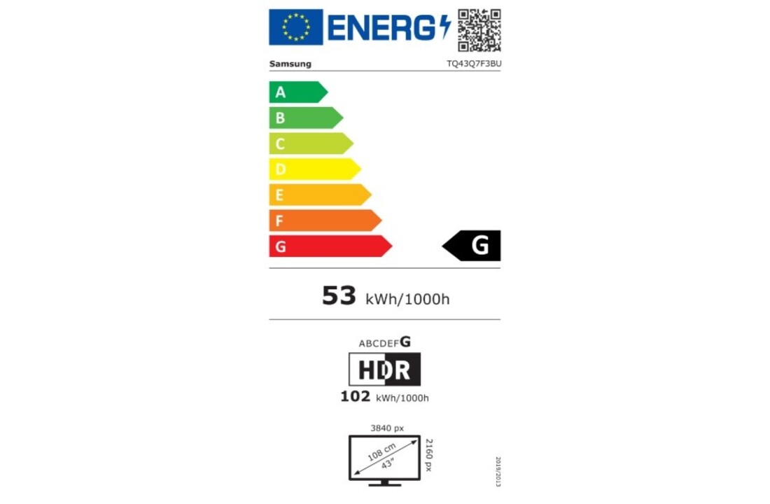 Samsung QLED 4K 43Q7F3 (2025) - QLED TV