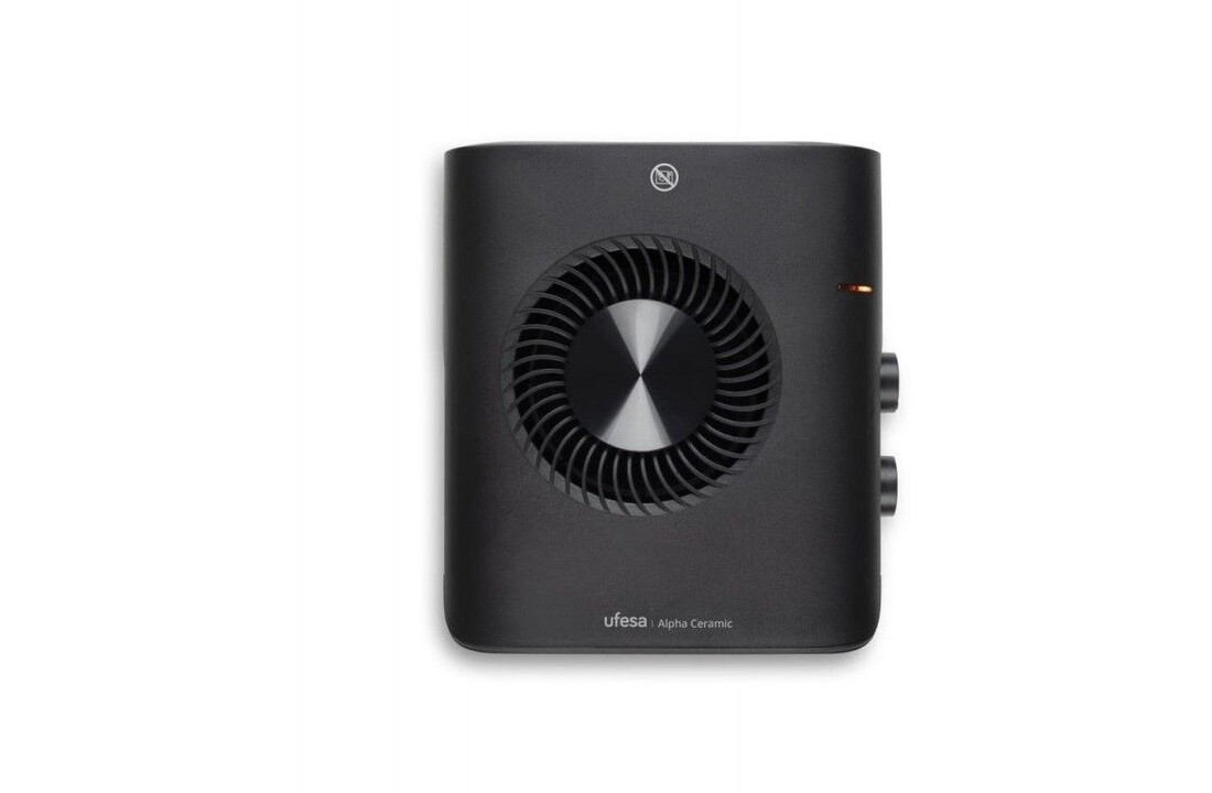 Ufesa Alpha Ceramic Zwart - Tafelventilator