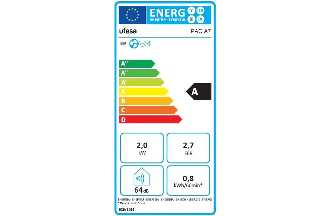 Ufesa Alaska 7 - Mobiele airco