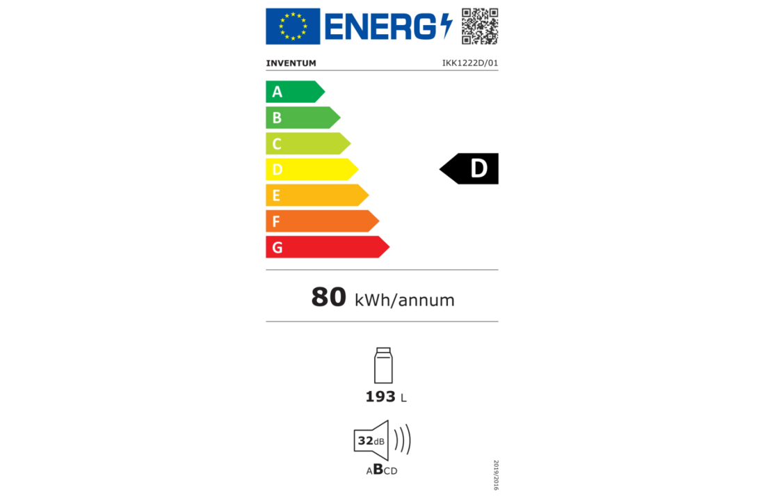 Inventum IKK1222D - Inbouw koelkast