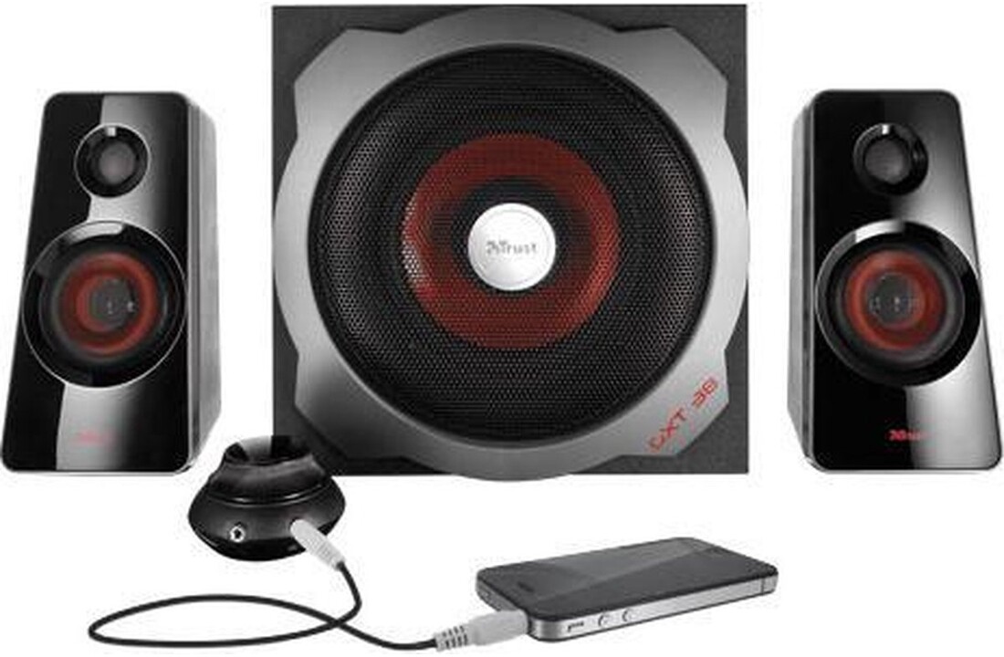 Trust GXT 38 Tytan 2.1 Subwoofer Pc Speaker - PC speaker