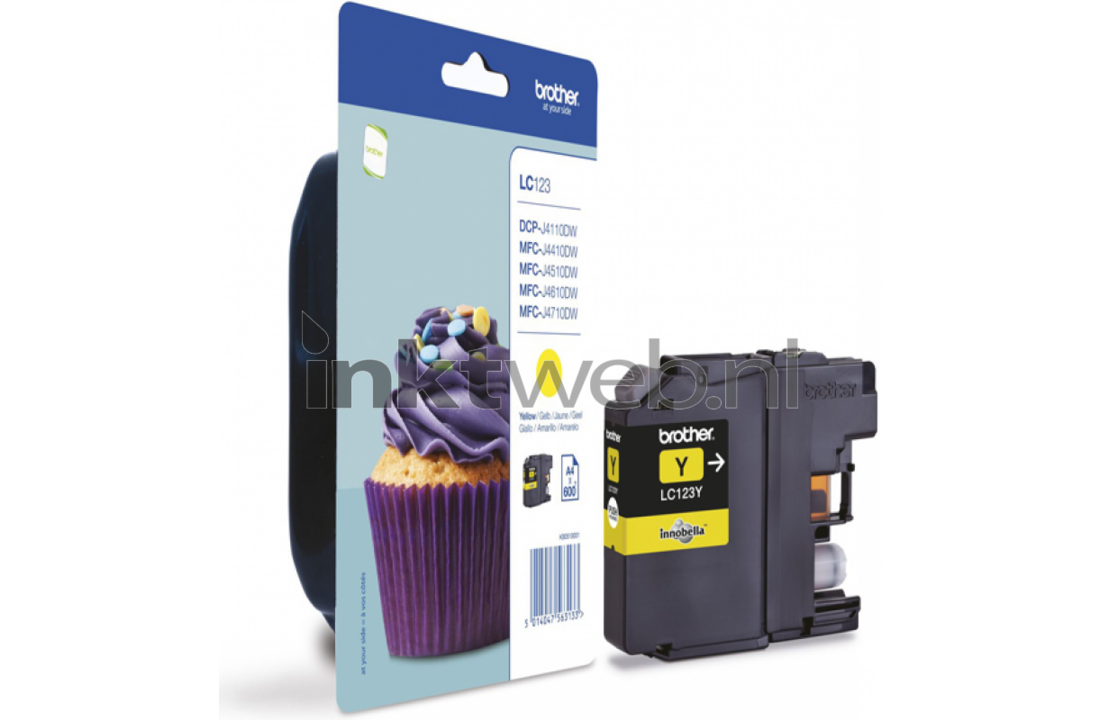 Brother LC-123Y Geel - Inktcartridge