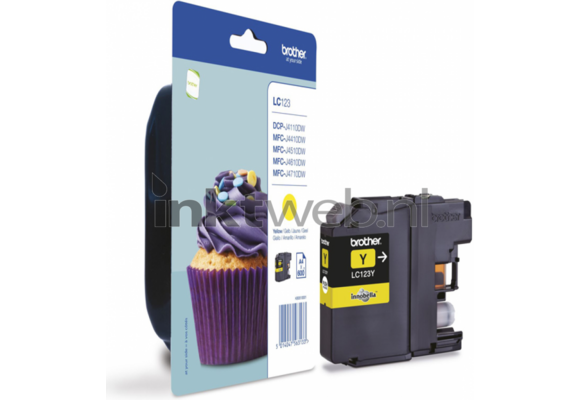 Brother LC-123Y Geel - Inktcartridge