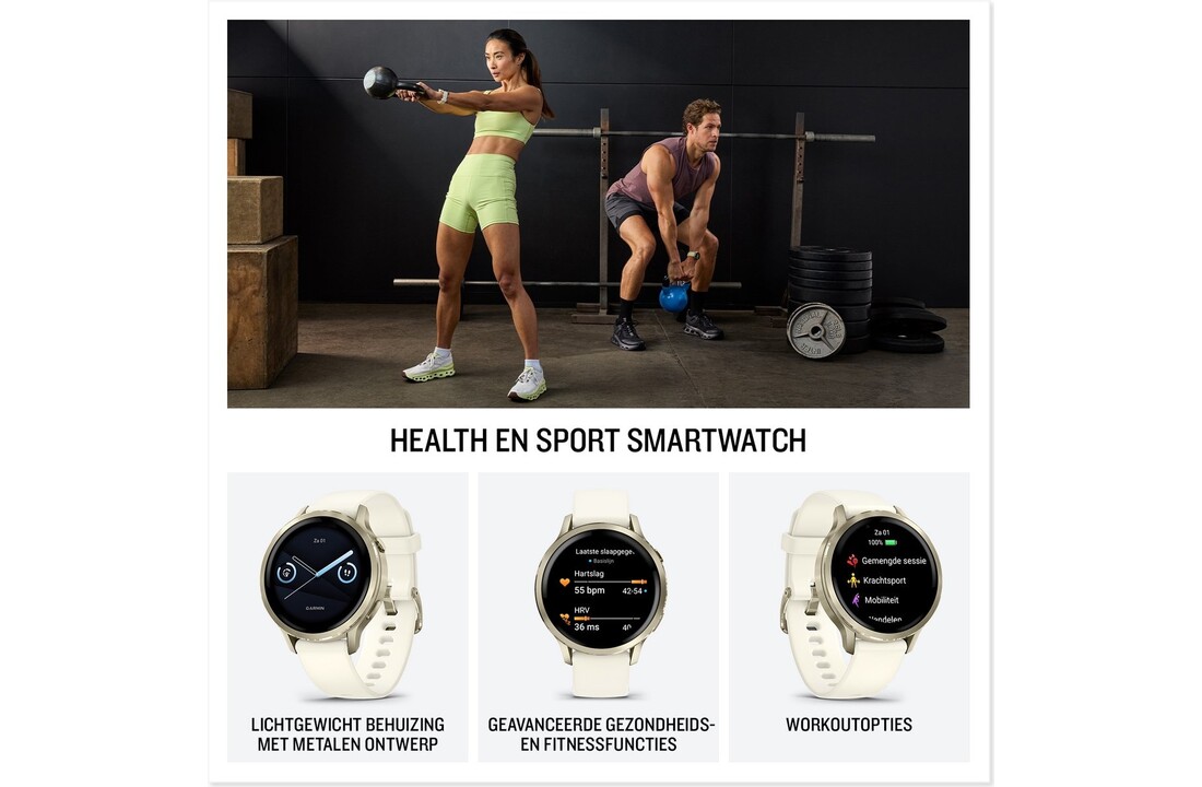 Garmin Venu 4 41mm Zwart - Smartwatch