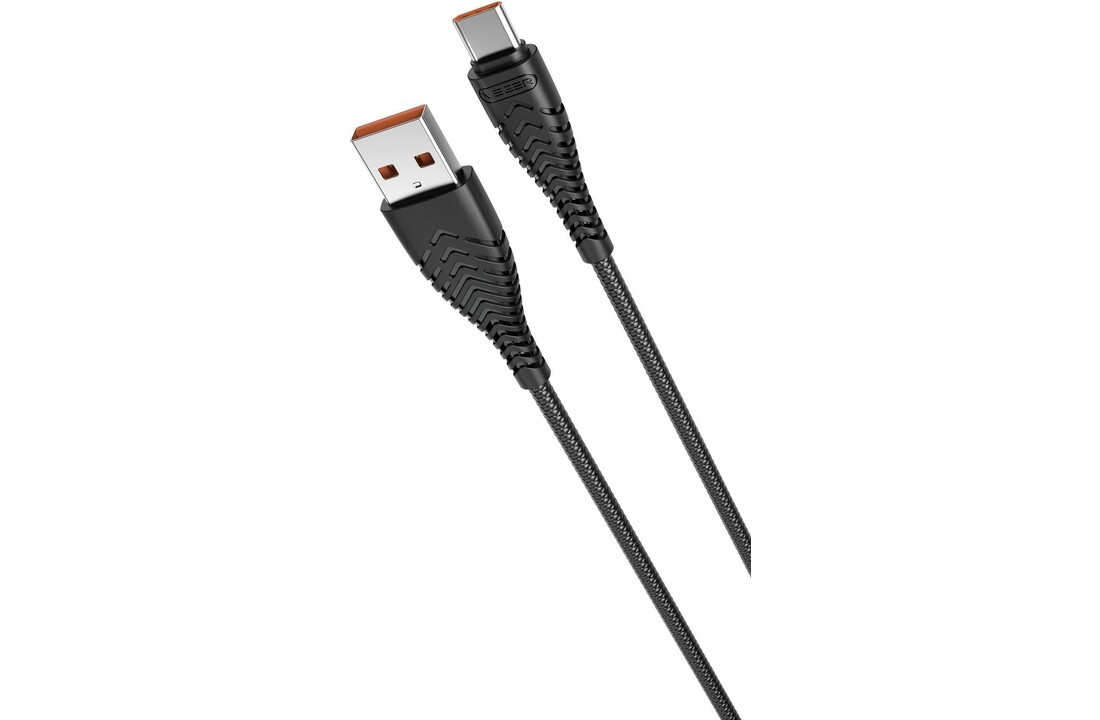 Veger V104 USB-A naar USB-C kabel 1.2m Nylon