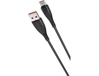 Veger V104 USB-A naar USB-C kabel 1.2m Nylon