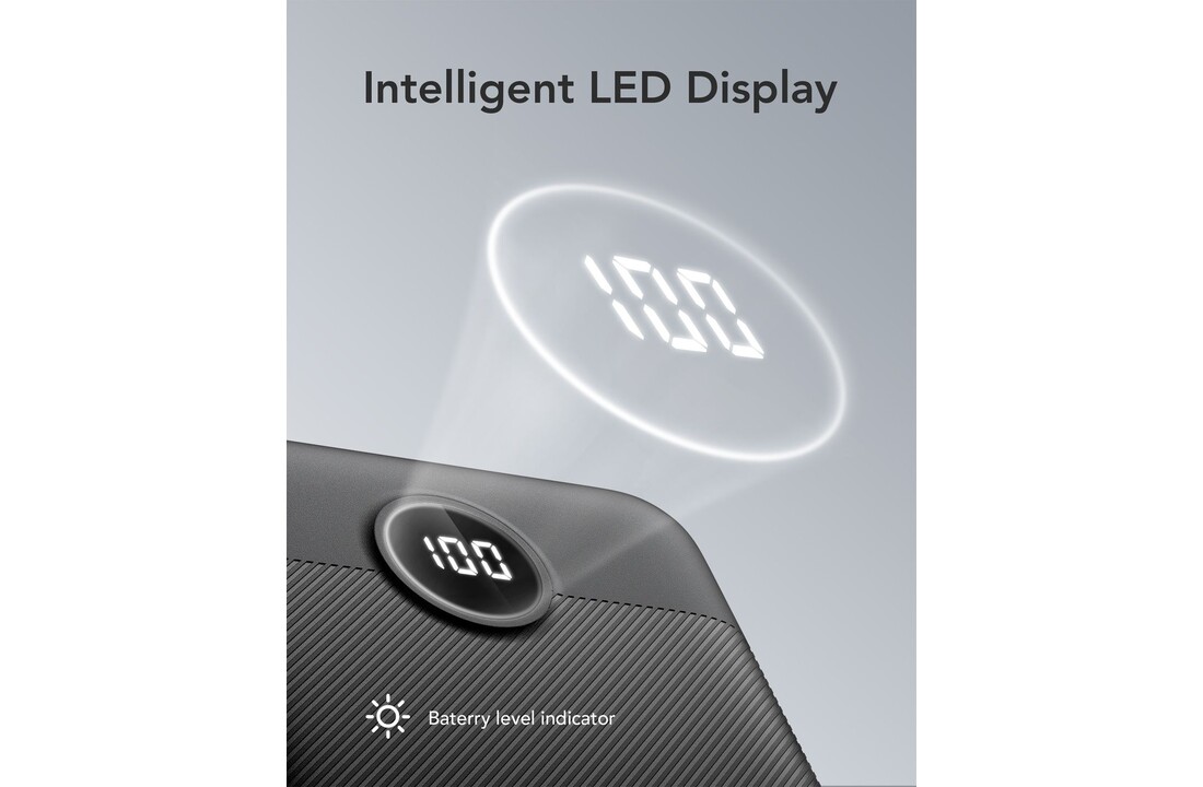 Veger L20S W2039PD 20.000 mAh Zwart - Powerbank