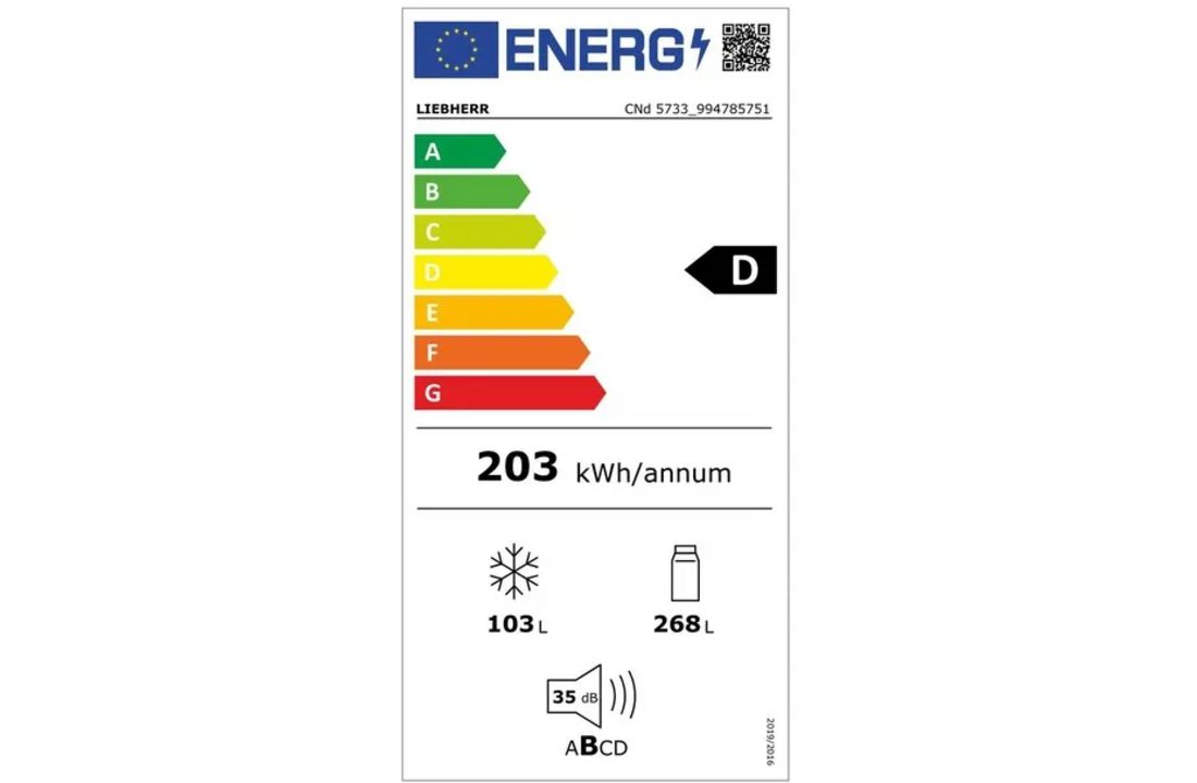 Liebherr CND 5733-20 Plus - Koel-vriescombinatie
