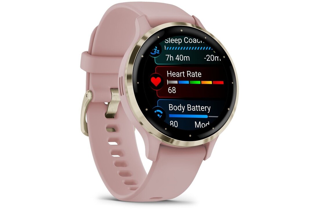 Garmin Venu 3S Goud/Roze - Smartwatch