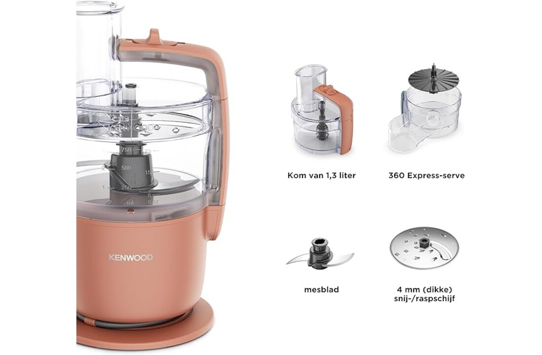 Kenwood MultiPro Go FDP22.130RD - Foodprocessor