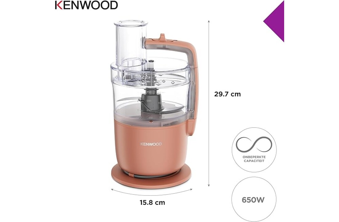 Kenwood MultiPro Go FDP22.130RD - Foodprocessor